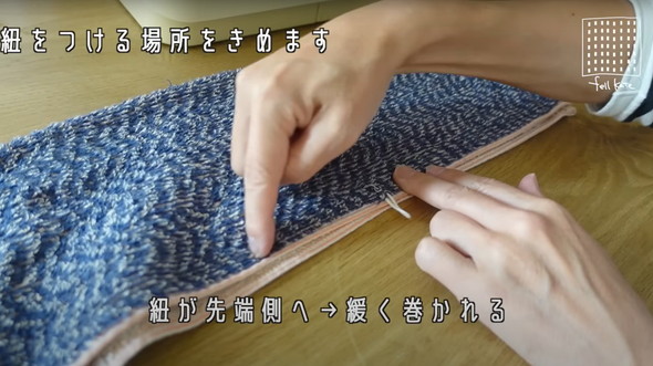 フェースタオルをリメイク