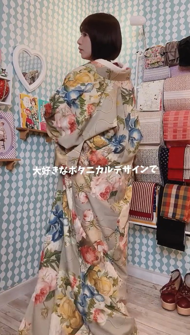 着物の美術館コーデ