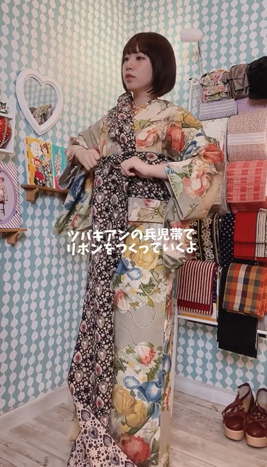 着物の美術館コーデ