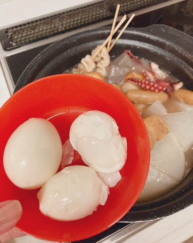 おでんのためのゆで卵