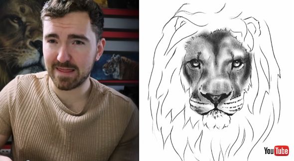 リアルなライオンの描き方