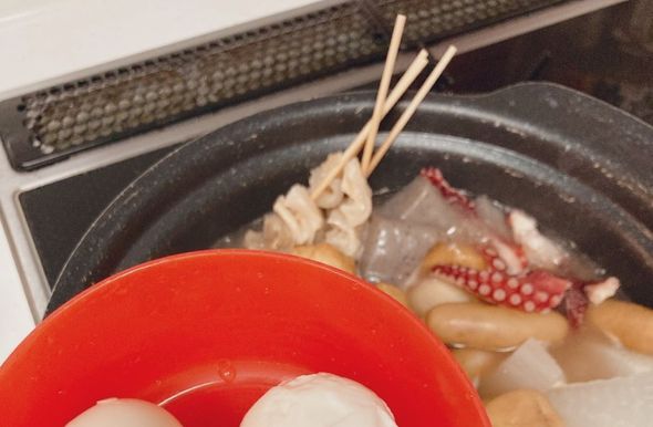 おでんのためのゆで卵