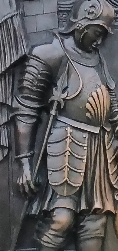 チェコ・プラハの銅板