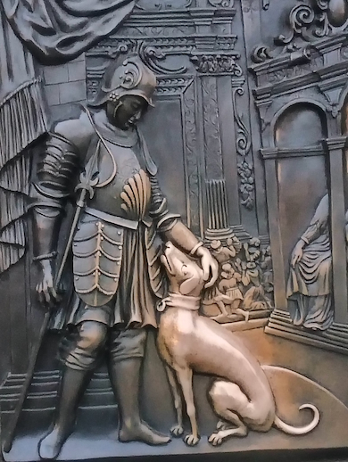 チェコ・プラハの銅板