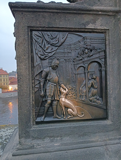 チェコ・プラハの銅板