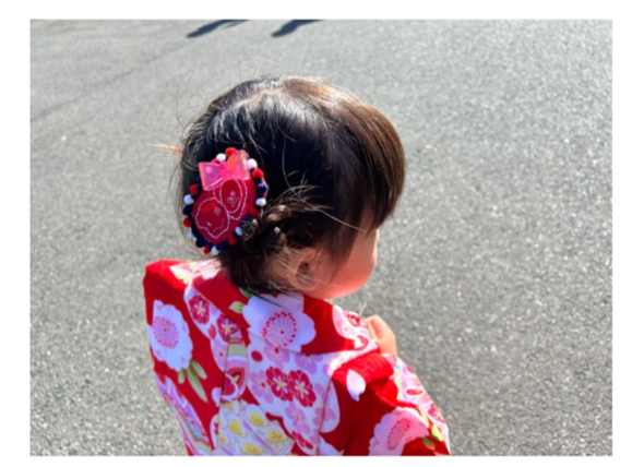 白鳥久美子の娘が七五三