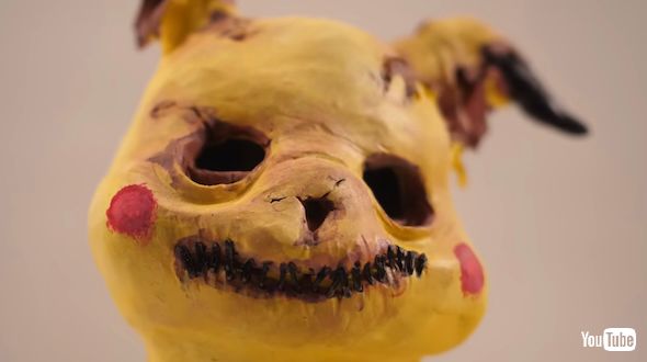 完成状態の頭部