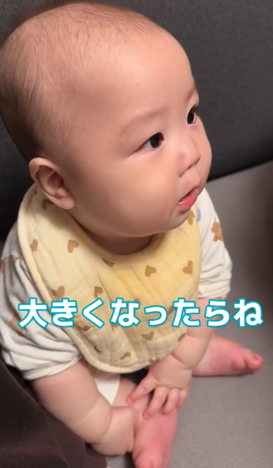 パパとの会話が完全に成立している赤ちゃん
