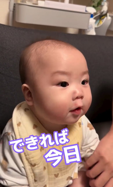 パパとの会話が完全に成立している赤ちゃん