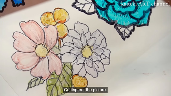 コピックのプラバン焼く前