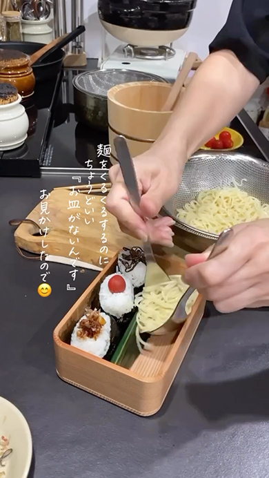 今年最後の冷やし中華弁当