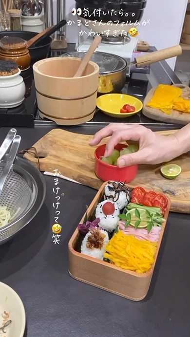 今年最後の冷やし中華弁当