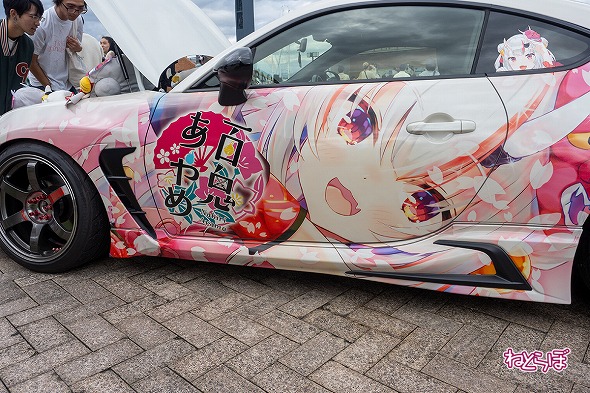 ぬいまみれの百鬼あやめ×GR 86に癒やされる！ 静岡痛車天国