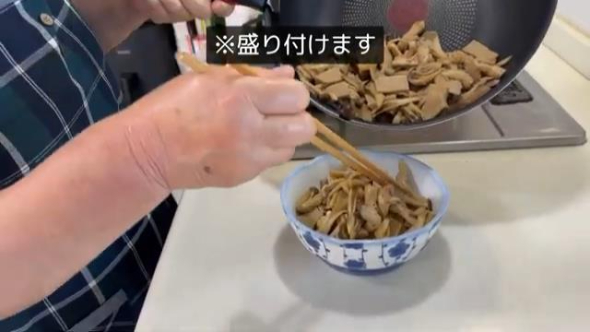 お皿に盛って完成