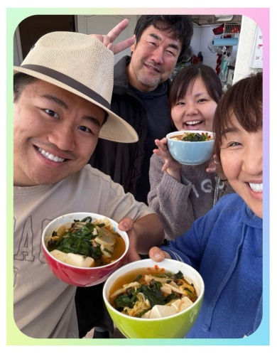 夫特製のキムチちゃんこ