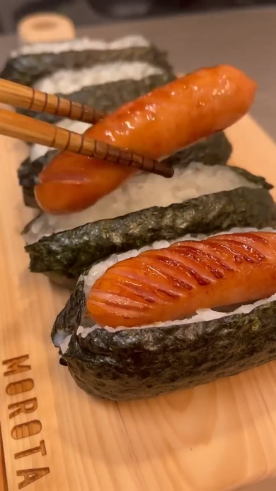 ミニおにぎりドッグの作り方