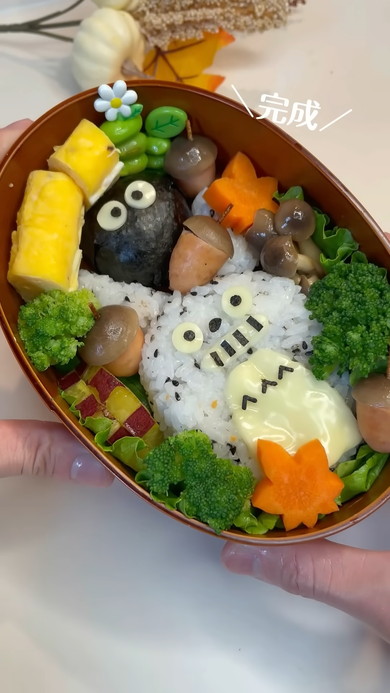 トトロ弁当作成