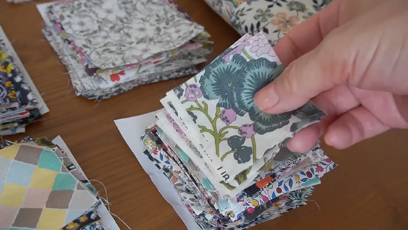 ハギレで作る大きいバッグ