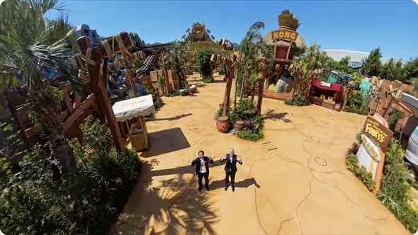 ドンキーコングの世界へ！