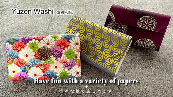 折り紙の財布友禅和紙
