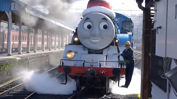 大井川鐵道「きかんしゃトーマス号」クリスマス仕様