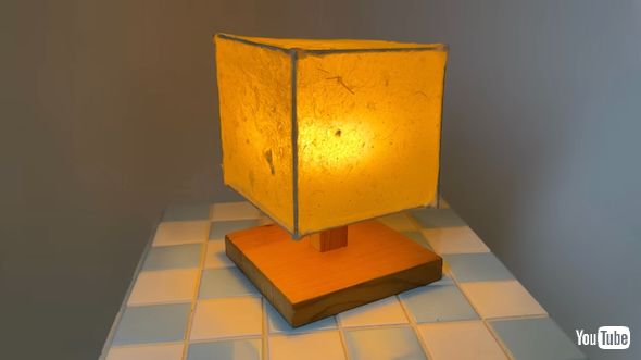 セロリの紙のランプシェード