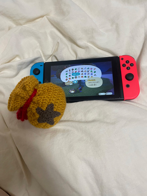 あつまれ どうぶつの森 かぎ針 手編み あつ森 ベル袋