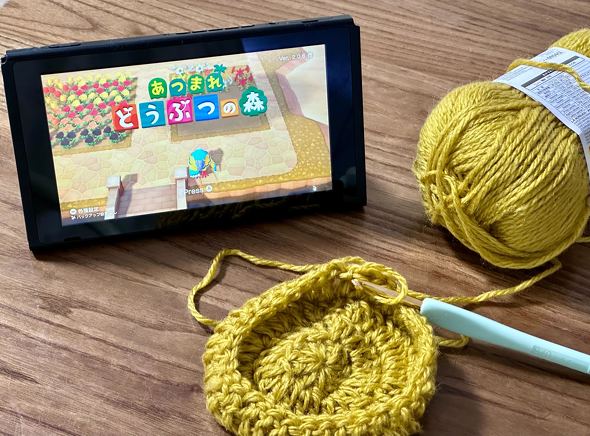 あつまれ どうぶつの森 かぎ針 手編み あつ森 ベル袋