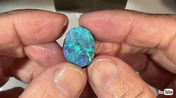 オパールの研磨