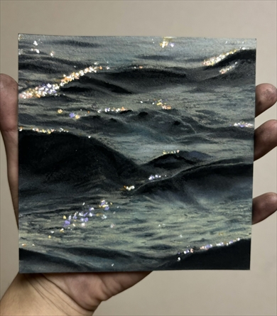 キラキラな海の絵がステキ