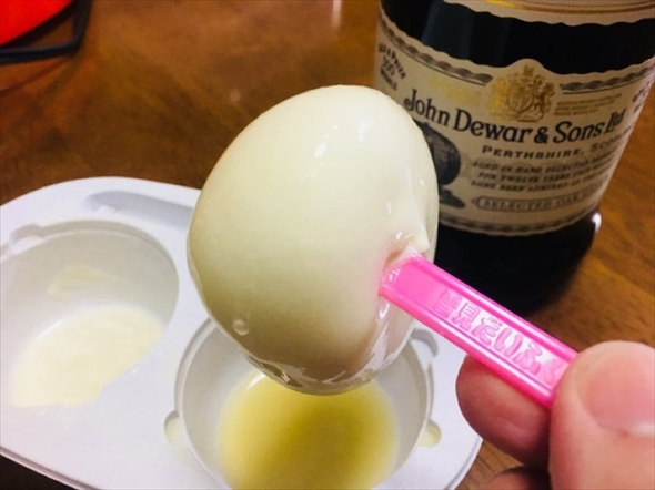 雪見だいふくにウィスキーを掛けるとうまい