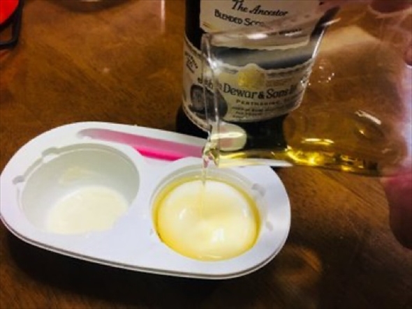 雪見だいふくにウィスキーを掛けるとうまい