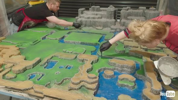 ハイラル王国のジオラマ作り