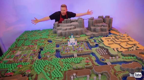 ハイラル王国のジオラマ作り