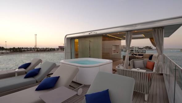 470万ドルのフローティングハウス