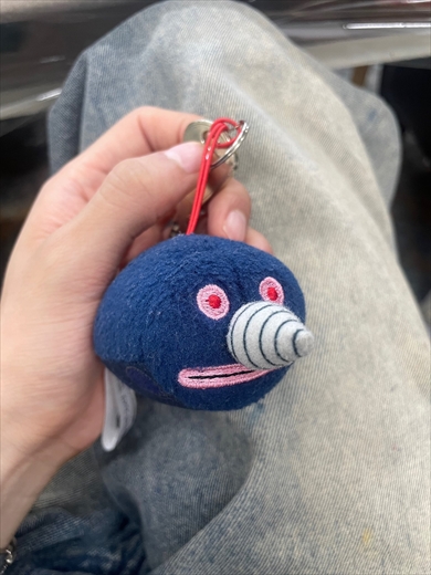 キーホルダー　ぬいぐるみ　アンパンマン　もぐりん　ばいきんマン