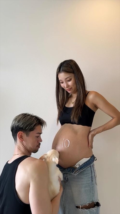 人気インフルエンサーの妊娠十月十日の変化