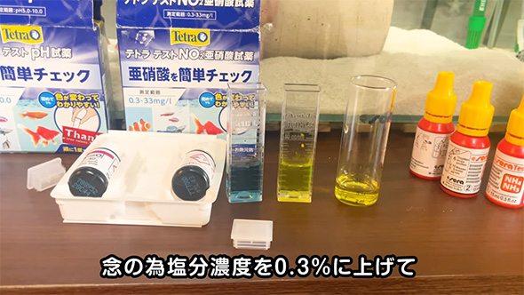 念のため塩分濃度を