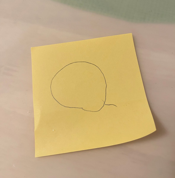 3歳 初めて 書いた 6 数字 手描き 形 風船 練習 うろ覚え