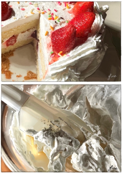 クリームのリアルな絵