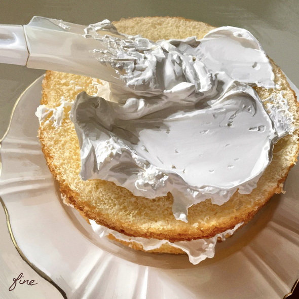 クリームのリアルな絵