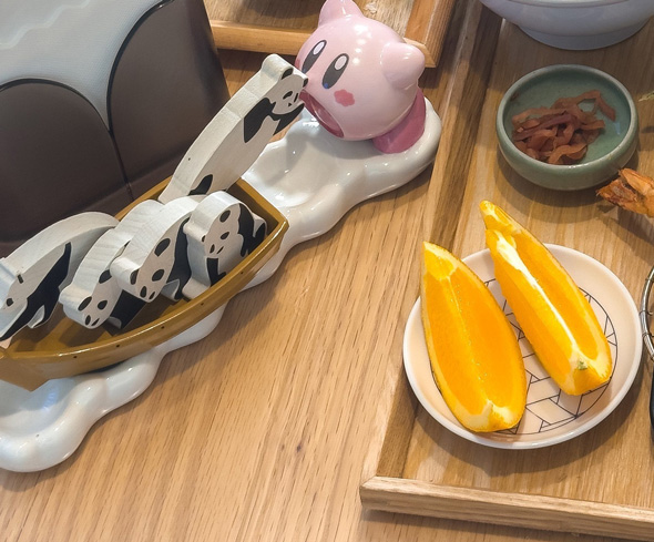 パパさんが作った豪華な朝食