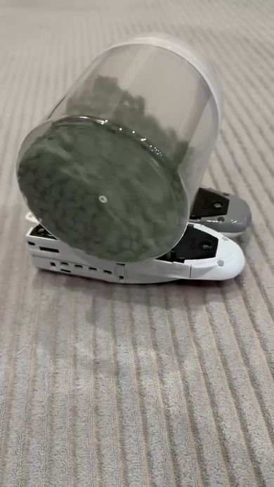 プラレールを動力源にした「バレル研磨機」