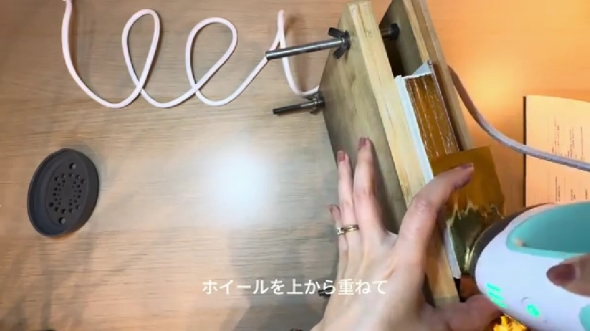 エルメスの紙袋でノート作り