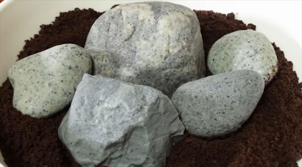 本物そっくり石チョコ作ったらすごいリアル