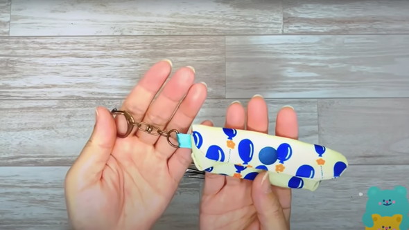 ハギレでリップケースを作る