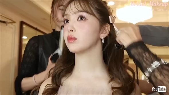 藤田ニコルの結婚式メイク