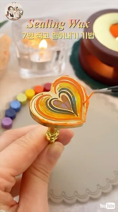 余りワックスが奇跡の大変身、虹色のセパレートシーリング