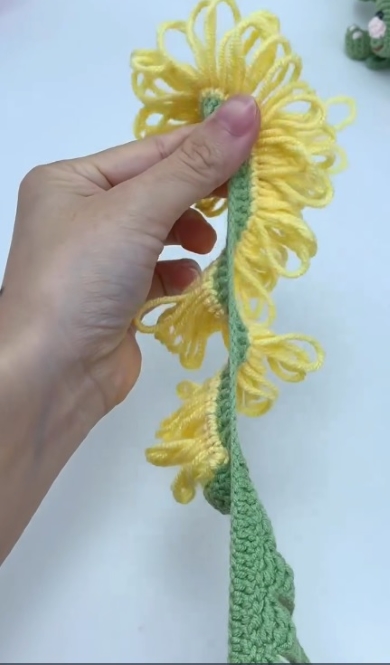 毛糸だけになった様子