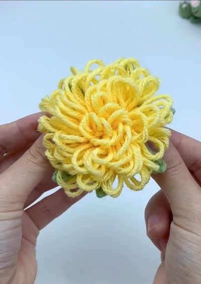 毛糸だけになった様子